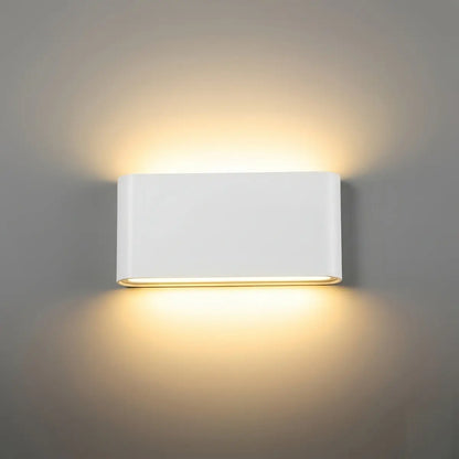 Irondale Minimalist Rectangular Outdoor Wall Lamp