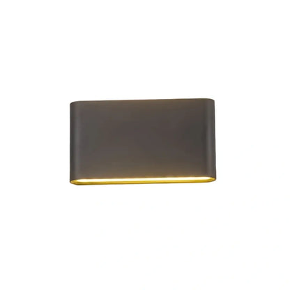 Irondale Minimalist Rectangular Outdoor Wall Lamp