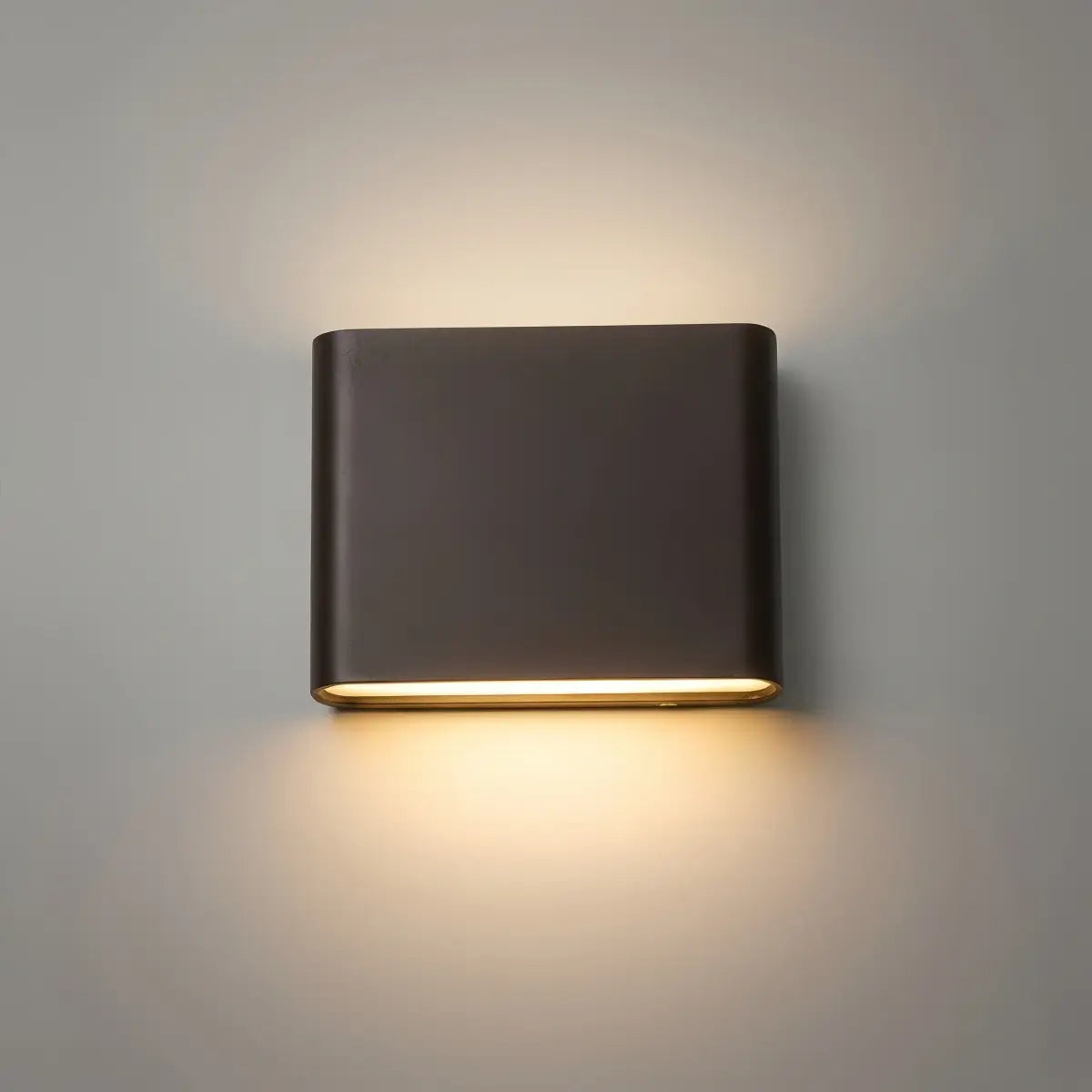 Irondale Minimalist Rectangular Outdoor Wall Lamp