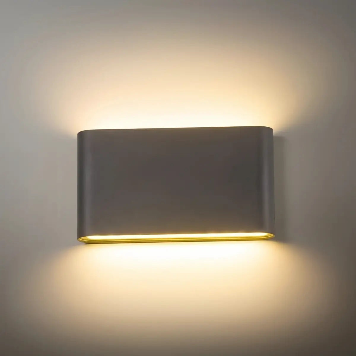 Irondale Minimalist Rectangular Outdoor Wall Lamp