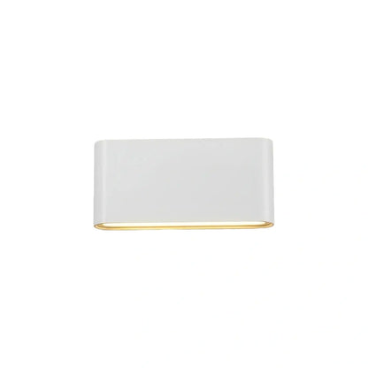 Irondale Minimalist Rectangular Outdoor Wall Lamp