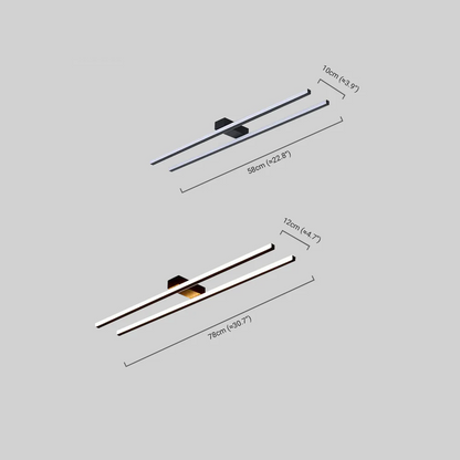 Modern Flush Mount Ceiling Light — Durable Metal