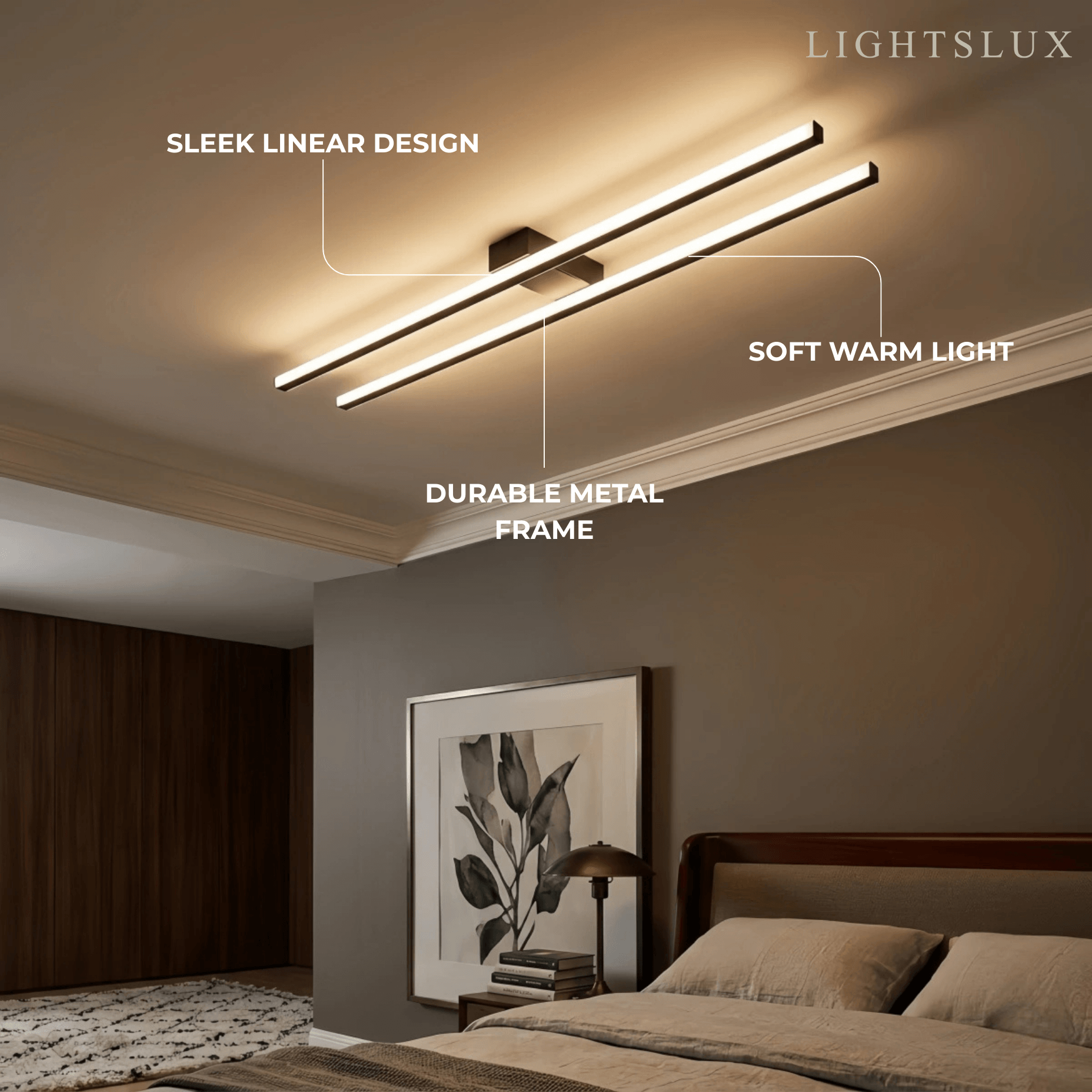Modern_Flush_Mount_Ceiling_Light_Durable