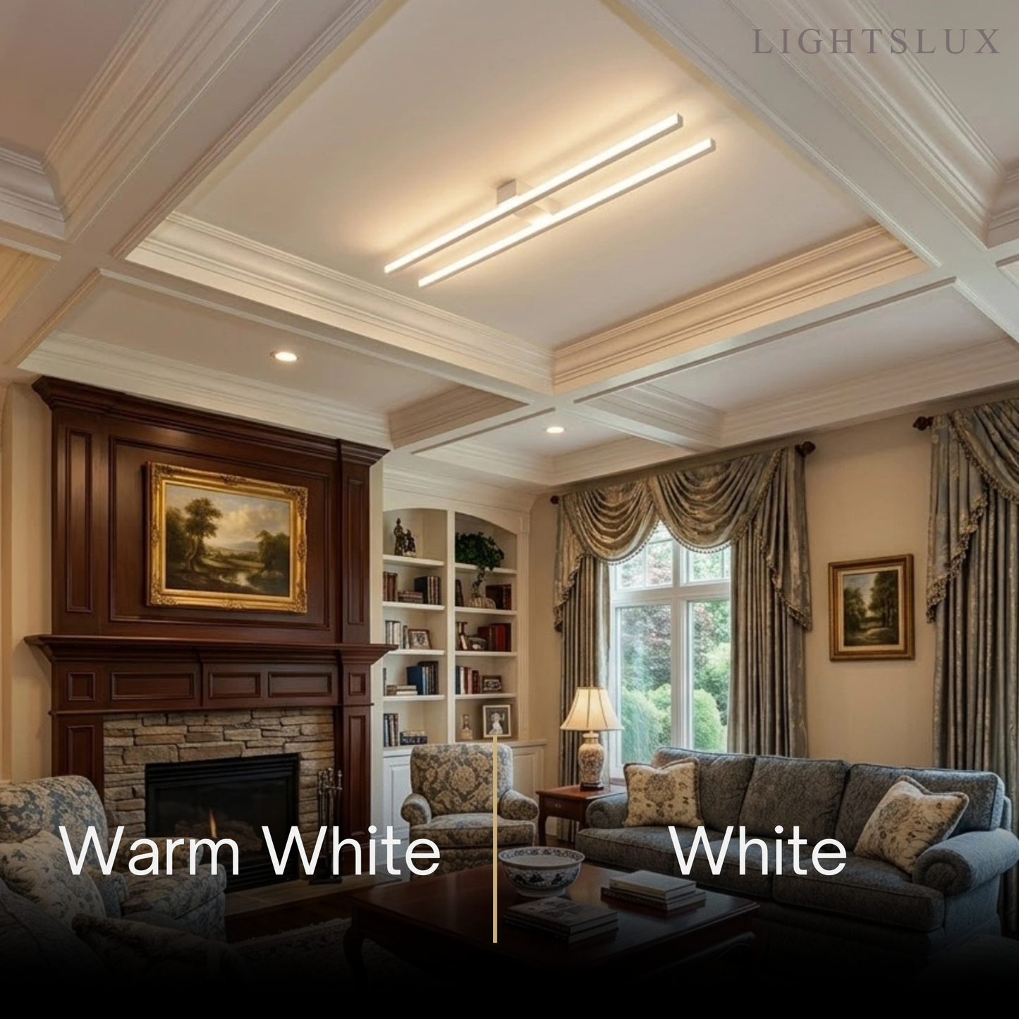 Modern_Flush_Mount_Ceiling_Light_Durable