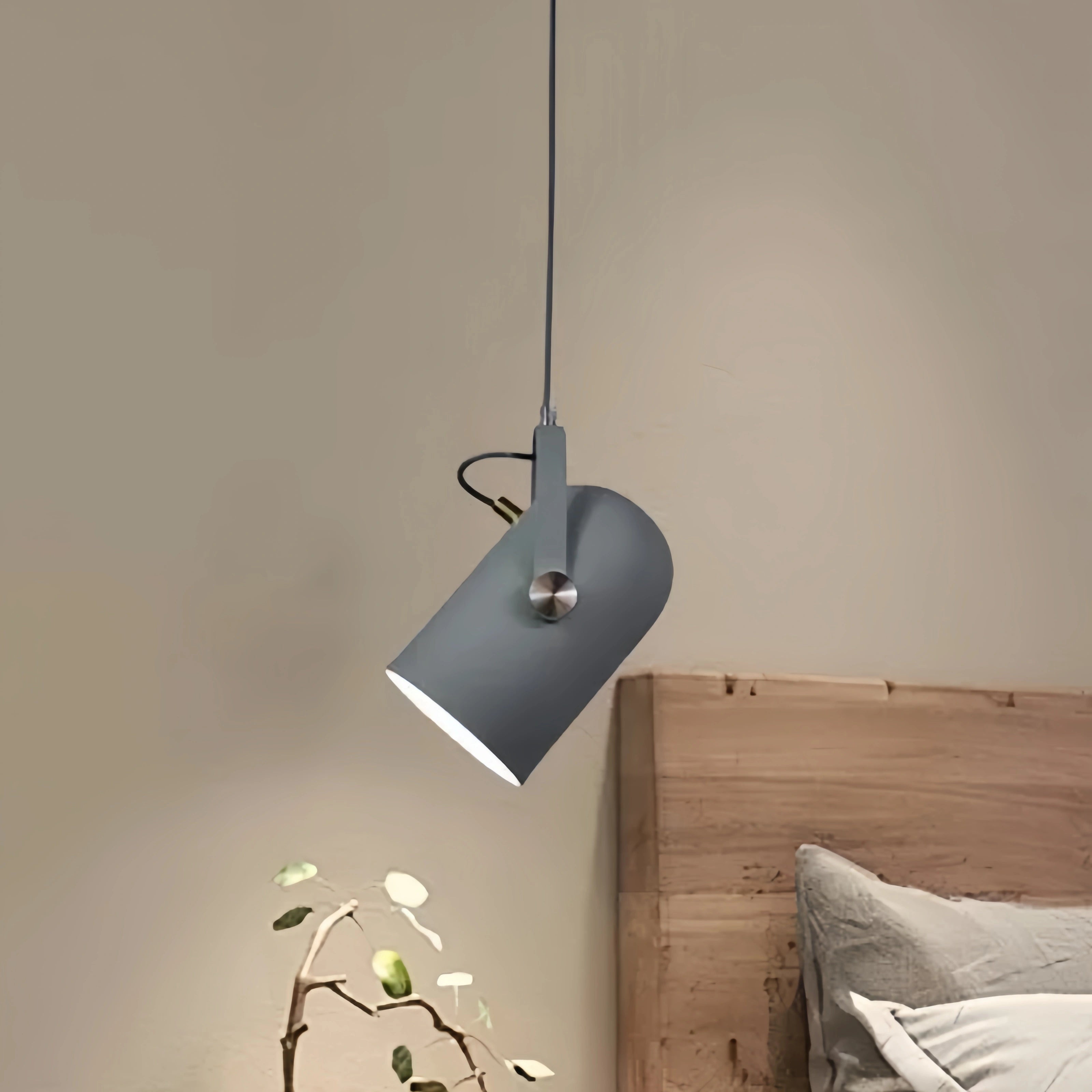 Morandia Moderne Pendelleuchte – Winkelverstellbare Metallleuchte fürs Schlafzimmer