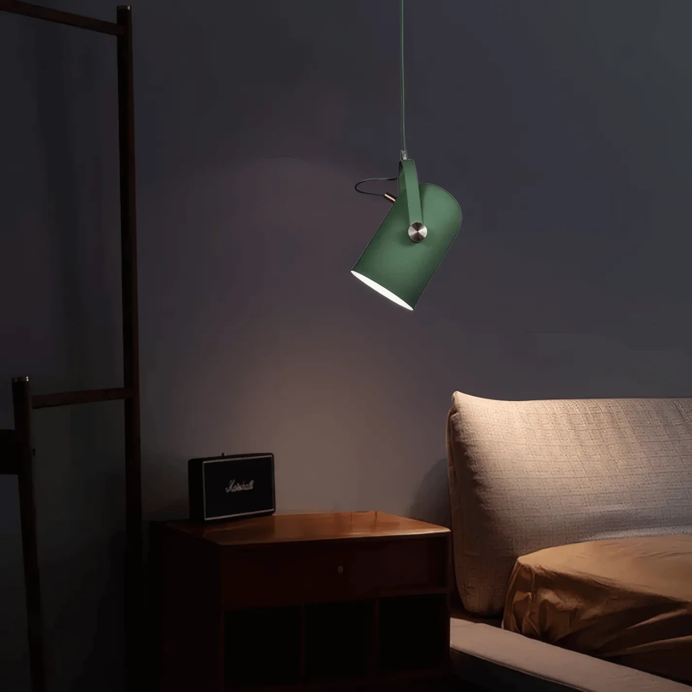 Pendant Light – Angle-Adjustable Metal Fixture for Bedroom