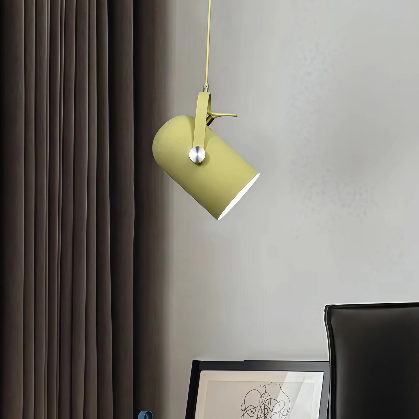 Morandia Moderne Pendelleuchte – Winkelverstellbare Metallleuchte fürs Schlafzimmer