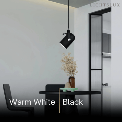 Morandia Modern Pendant Light – Angle-Adjustable Metal Fixture for Bedroom