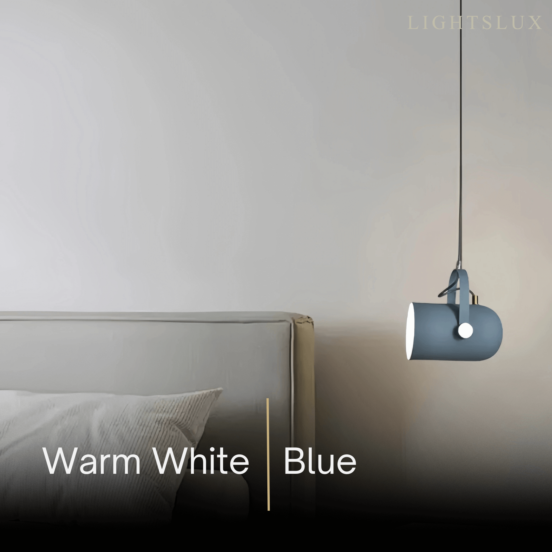 Morandia Modern Pendant Light – Angle-Adjustable Metal Fixture for Bedroom