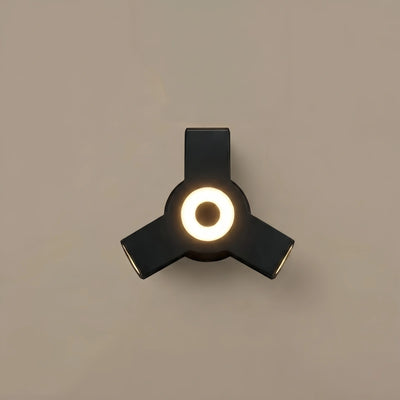 Irondale_Industrial_Cruciform_Wall_Lamp_Black_Metal_Acrylic