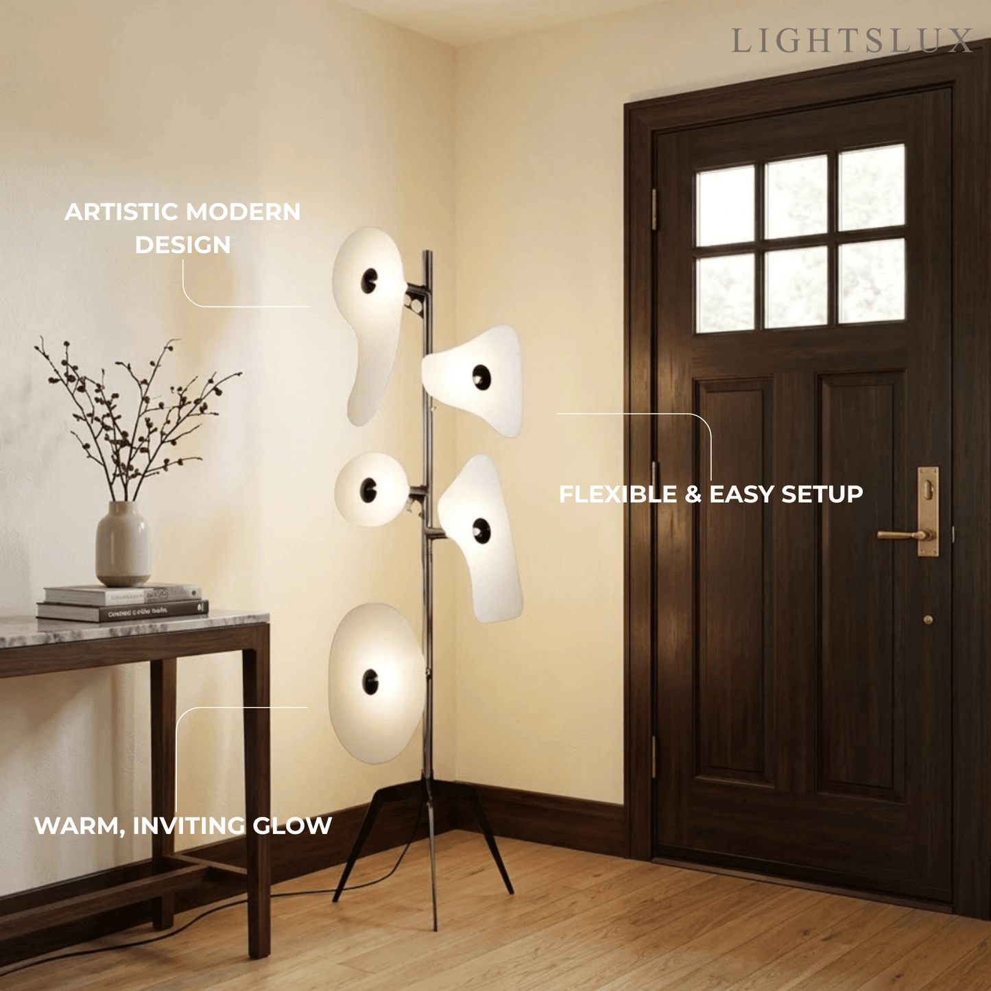 Modern Multicolor Floor Lamp for Study Room