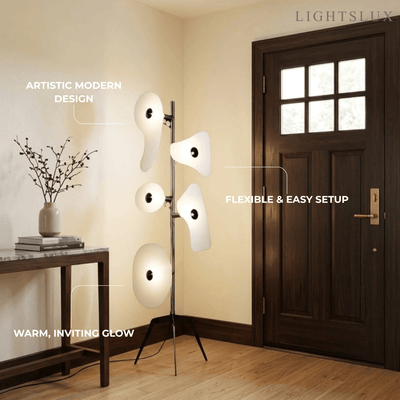 Modern Multicolor Floor Lamp for Study Room