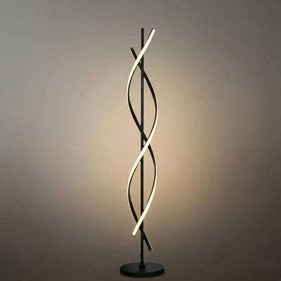  Arcato Modern Black & White Floor Lamp