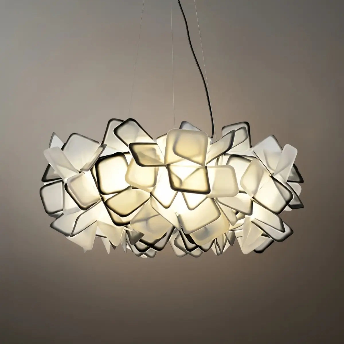 Lunara Art Deco Modern Multicolor Decorative Flower Acrylic Pendant Light