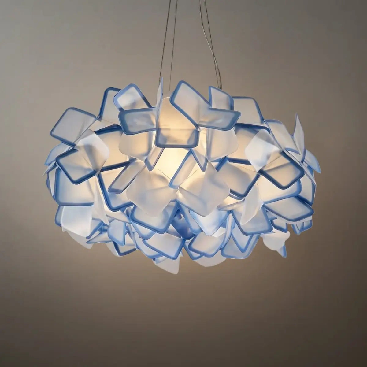 Lunara Art Deco Modern Multicolor Decorative Flower Acrylic Pendant Light