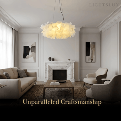 Lunara Art Deco Modern Multicolor Decorative Flower Acrylic Pendant Light