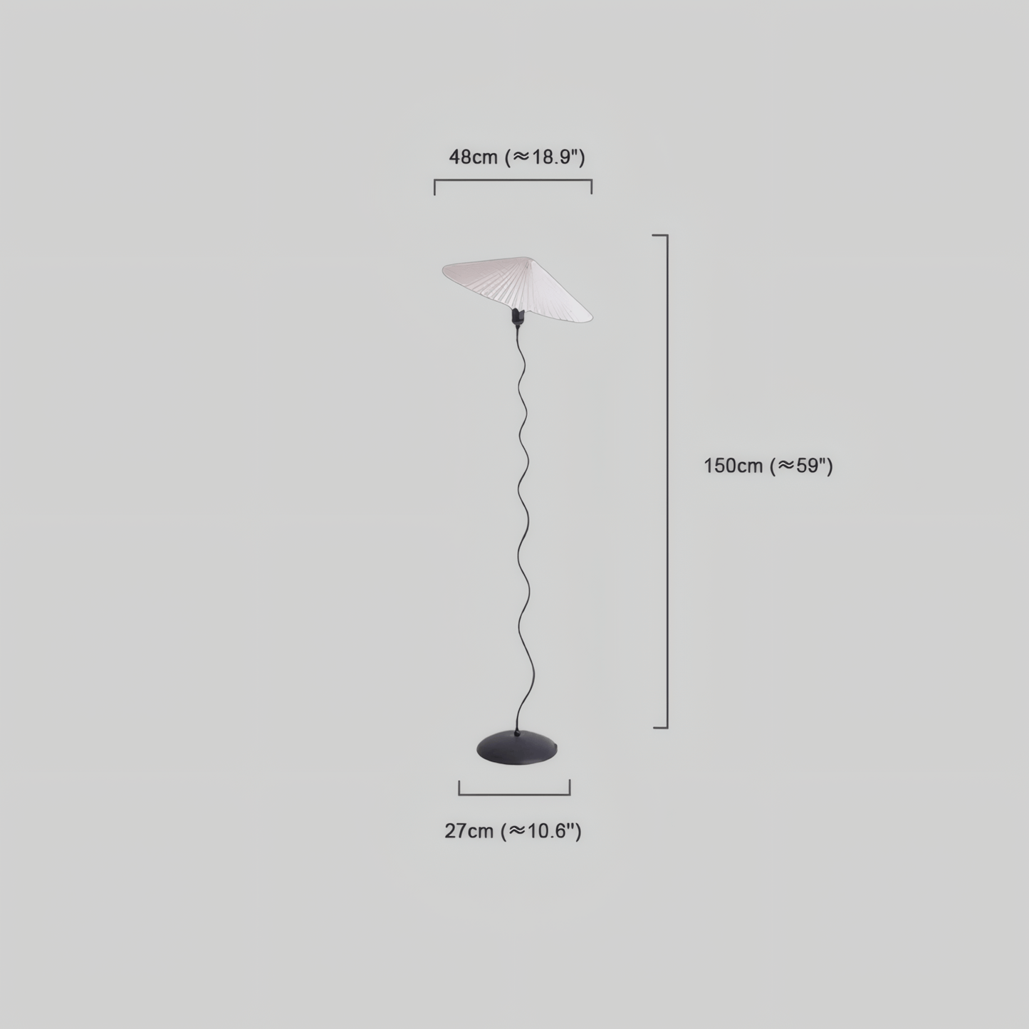  Modern Floor Lamp Fabric Dimension