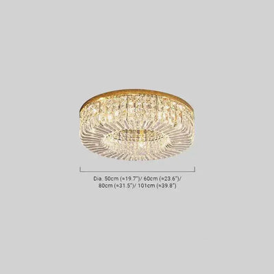 Ceiling Light – Chrome/Gold Finish 