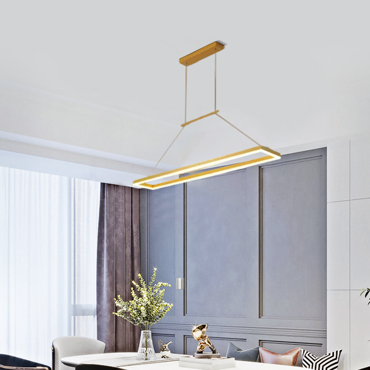 Excelis_Luxury_Rectangular_Pendant_Light_Gold