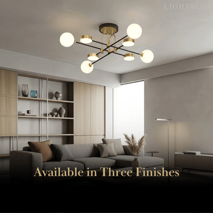 Nebula Modern Gold Chandelier