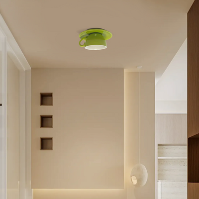 Vivara Art Deco Keramik-Deckenleuchte – 7 Farboptionen, Tassendesign fürs Schlafzimmer