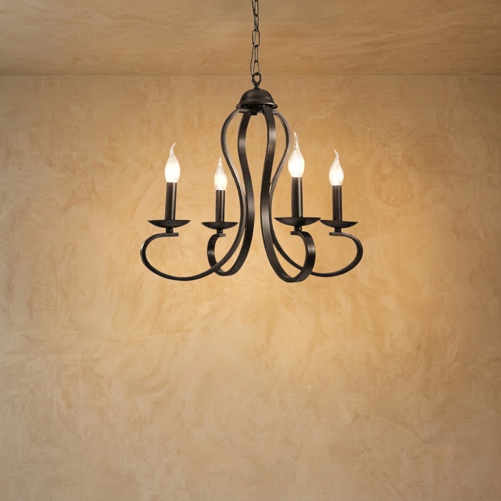 Excelis Vintage Kerzenleuchter - Mehrflammige Metallleuchte für Esszimmer/Wohnzimmer