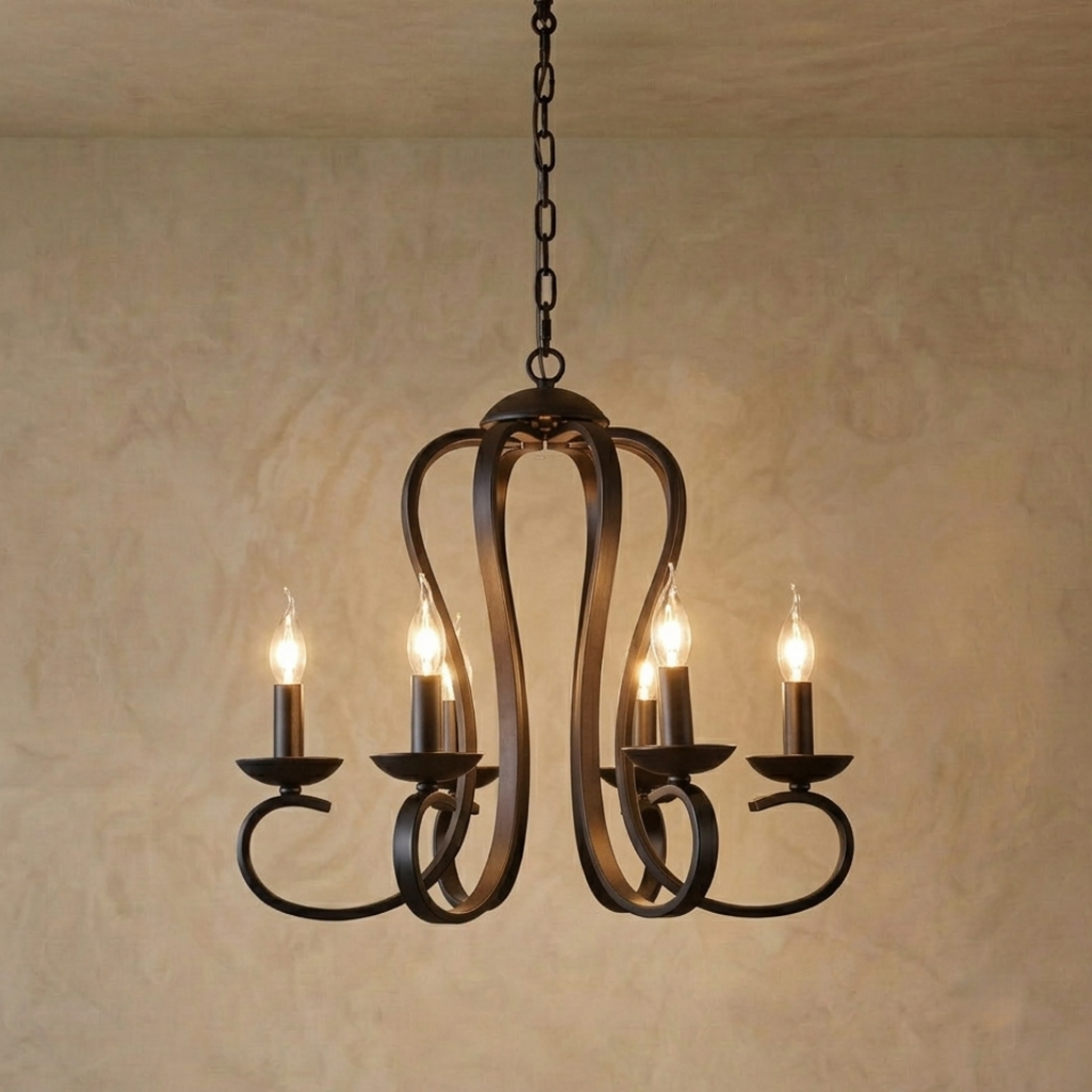 Excelis Vintage Kerzenleuchter - Mehrflammige Metallleuchte für Esszimmer/Wohnzimmer
