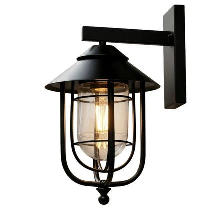 Irondale Industrielle Außenwandleuchte – Wasserdichte Leuchte für den Garten