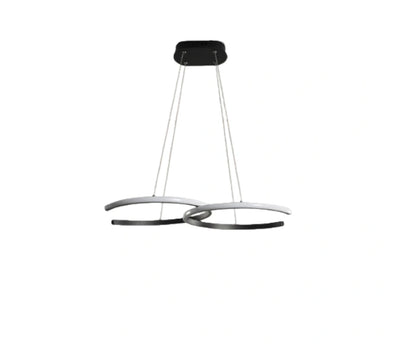  Pendant Light – Metal & Silica Gel Ring Dining Room