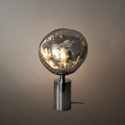 Stellar Moderne Tischlampe – Metall Chrom/Gold/Rot für Wohnzimmer