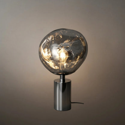 Stellar Moderne Tischlampe – Metall Chrom/Gold/Rot für Wohnzimmer