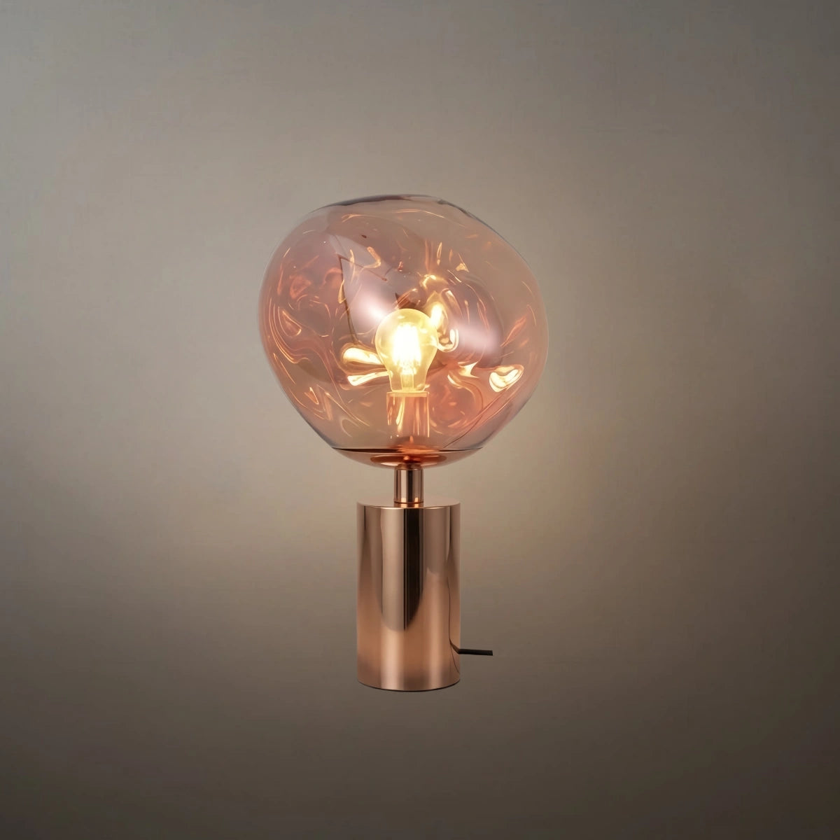Stellar Moderne Tischlampe – Metall Chrom/Gold/Rot für Wohnzimmer