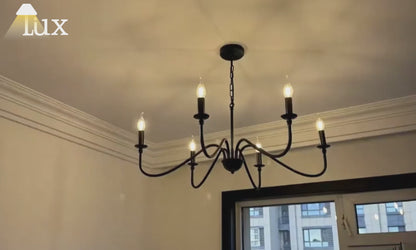 Excelis Royal Kerzenleuchter - Schwarz/Gold Metall für Schlafzimmer