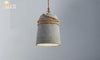 Irondale Industrial Grey Cement Pendant Light