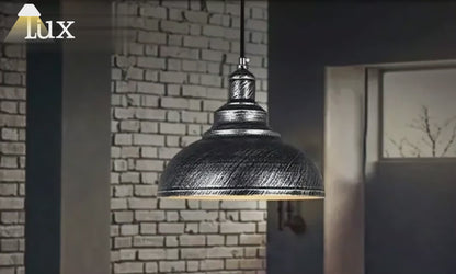 Industrielle Metall-Pendelleuchte Irondale – Kupferkuppel-Design für das Esszimmer