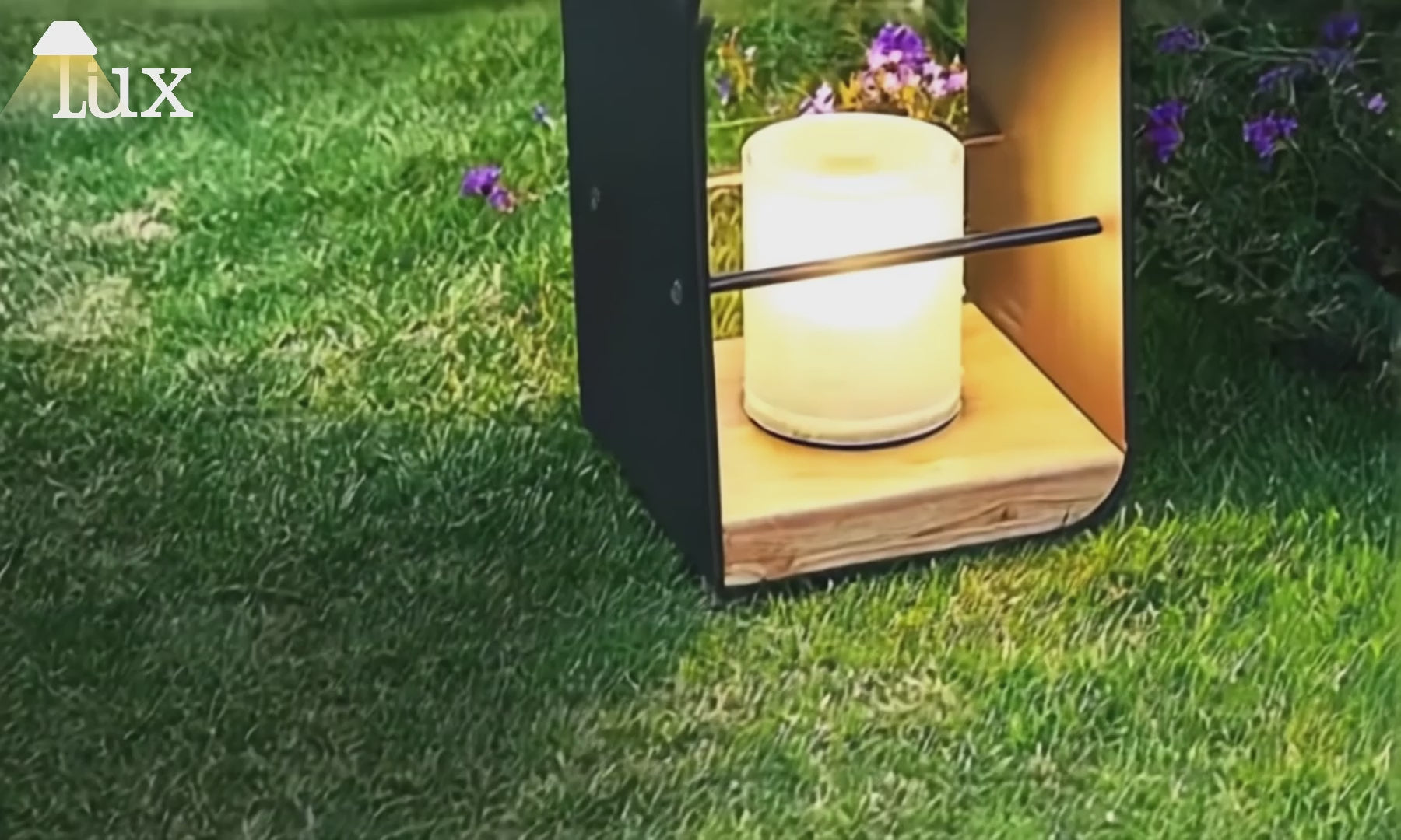 Irondale Modern Solar Pathway Light – IP65 Waterproof Candle-Style Garden