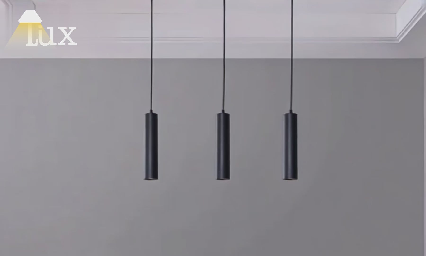 Arcato Moderne LED-Pendelleuchte – Schwarzes Metall für das Wohnzimmer