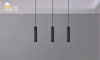 Arcato Moderne LED-Pendelleuchte – Schwarzes Metall für das Wohnzimmer