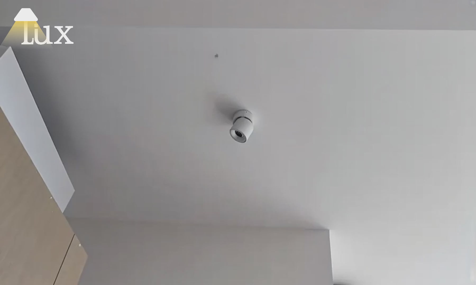 Arcato Moderne zylindrische Deckenleuchte – Schwarz/Weißes Metall für Schlafzimmer