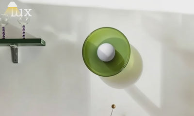 Morandia Moderne runde Deckenleuchte – Metall Glas für das Wohnzimmer