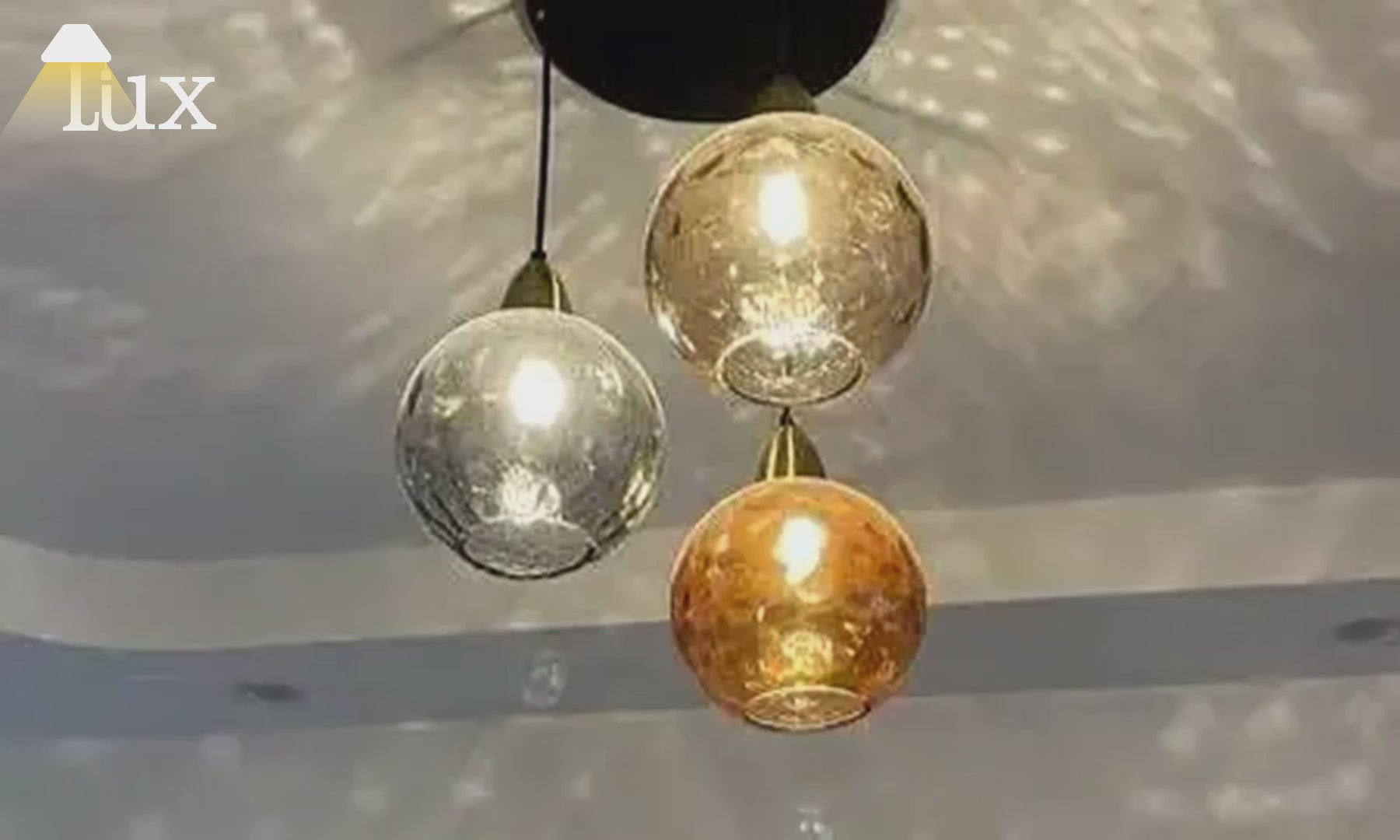 Vetro Moderne Bubble Glas-Pendelleuchte – 10 Farben für Kücheninsel