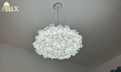 Lunara Art Deco Moderne Mehrfarbige Dekorative Blumen Acryl Pendelleuchte