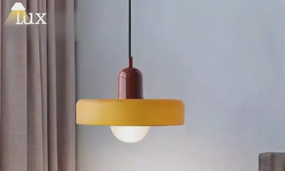 Morandia Nordic Pendelleuchte - Runder Glasschirm für Wohn-/Esszimmer