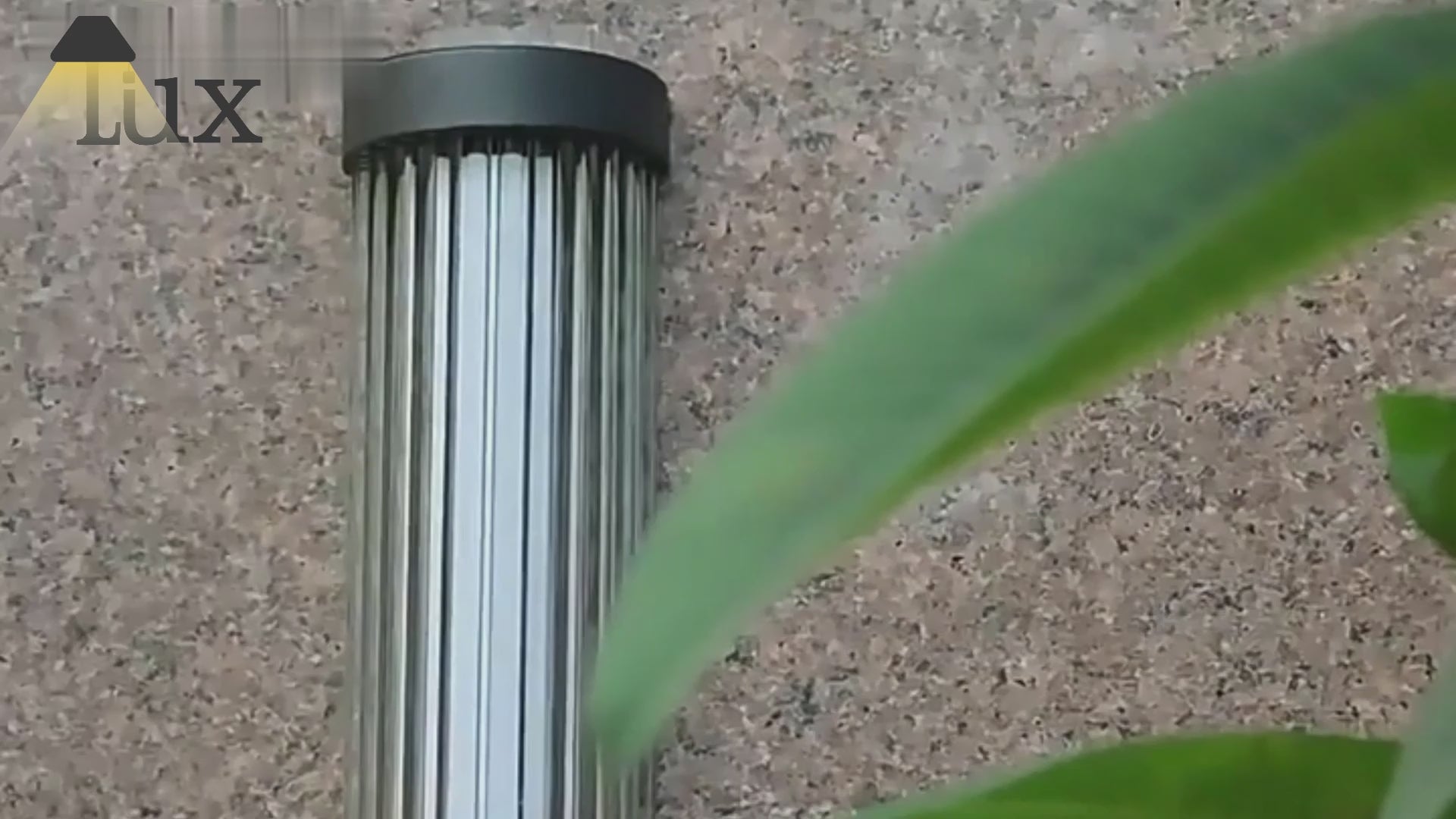 Irondale Moderne schwarze LED-Außenwandleuchte – Wasserdichte Leuchte für Garten/Hof